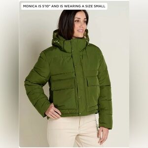 NWT Toad&Co Spruce Wood puffy jacket XS